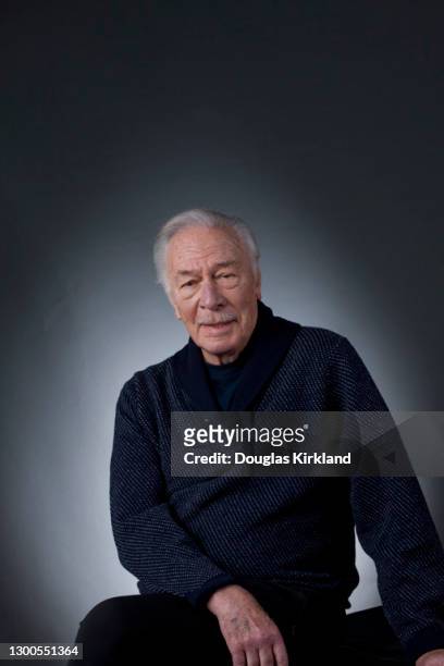 English actor Christopher Plummer poses for a portrait in February 2012 in Los Angeles, California.