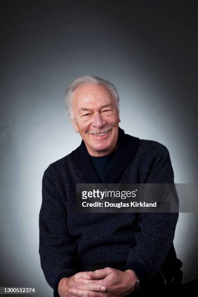 English actor Christopher Plummer poses for a portrait in February 2012 in Los Angeles, California.
