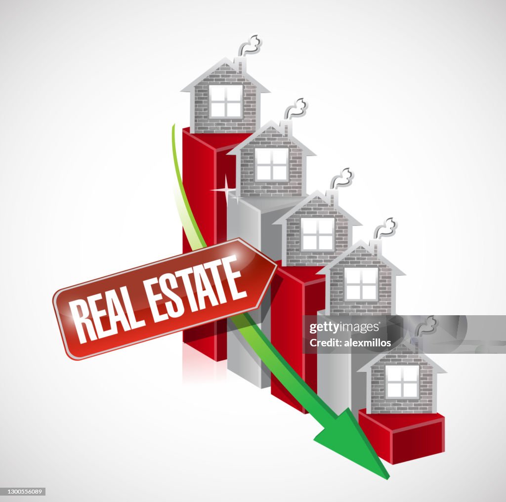 Property Graph Design Real Estate Graph Illustration Design High-Res Vector Graphic - Getty ...
