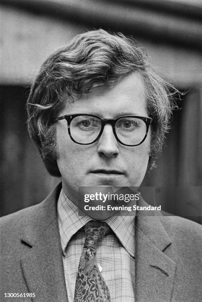 English journalist Peter Atkinson, the News Editor on the 'Evening Standard' newspaper, UK, 14th March 1973. He joined the Conservative Party and was...