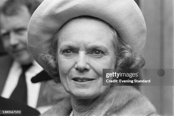 English actress Dame Anna Neagle , UK, 17th April 1973.