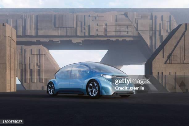 concept car autonoma generica - futuristic cars foto e immagini stock