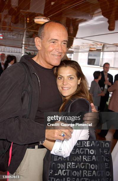 Jonas McCord & Galit Harmon during Cannes 2002 - Anheuser Busch and Hollywood Reporter Dinner with Randy Newman in Cannes, France.