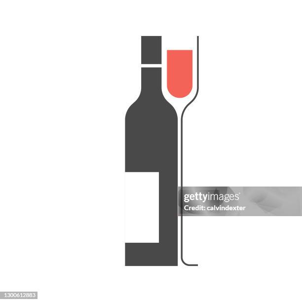 wine design - friends dinner stock illustrations