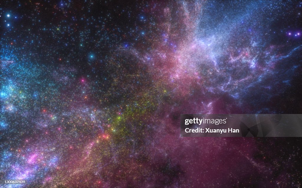 Abstract Nebula background