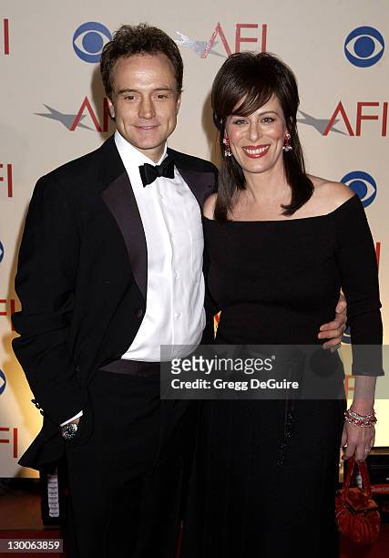Bradley Whitford & Jane Kaczmarek arriving at the AFI Awards 2001 at the Beverly Hills Hotel in Beverly Hills, California