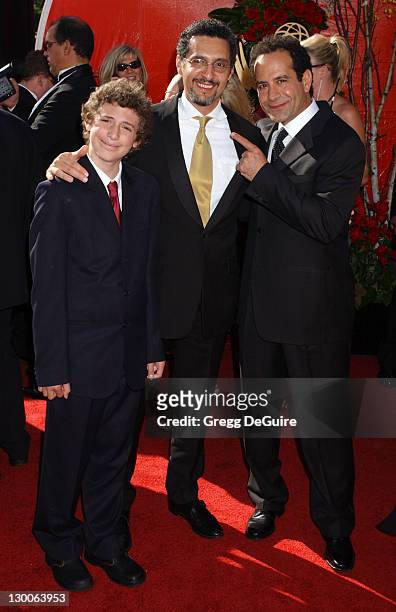 John Turturro with son Amedeo and Tony Shalhoub