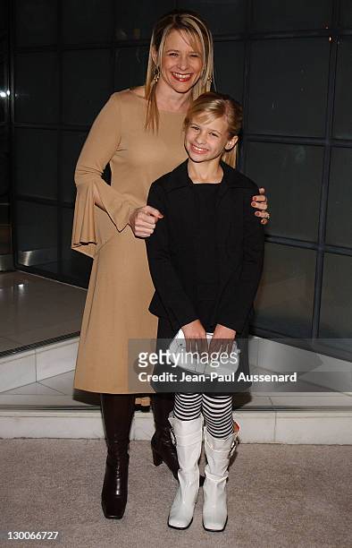 Jenna Boyd and mom during VLIFE and Hermes Host the 1st Annual Oscar Contenders Party in Partnership with Aston Martin and Absolut at Hermes Boutique...