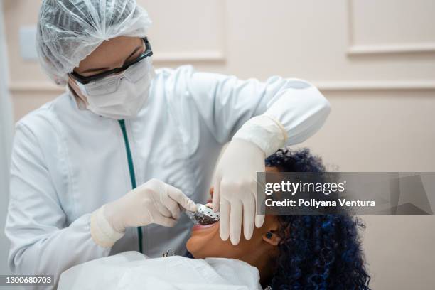 dental arch impression tray - dental mould stock pictures, royalty-free photos & images