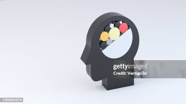 abstract 3d human head shape. - expertise abstract stock pictures, royalty-free photos & images