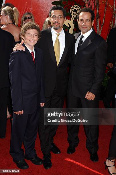 John Turturro with son Amedeo and Tony Shalhoub