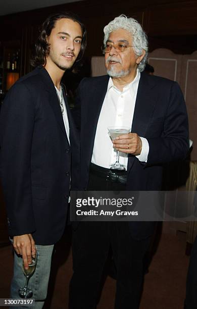 Jack Huston and Robert Graham during Anna Wintour Hosts Party Honoring Mario Testino for Los Angeles Fashion Week at The Argyle in West Hollywood,...