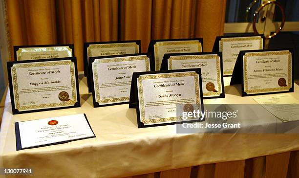 Atmosphere during 11th Annual Student Pre-Oscar Scholarship Luncheon at Peninsula Beverly Hills in Beverly Hills, California, United States.