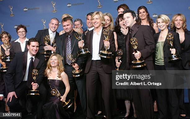 Ellen DeGeneres and producers of "The Ellen DeGeneres Show," winner Outstanding Talk Show and Outstanding Talk Show Host