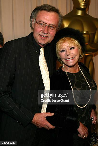 Elke Sommer and guest during Reception for Blake Edwards, Honorary Academy Award Recipient - February 26, 2004 at The Annex, Hollywood & Highland in...