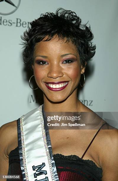 Miss USA Shauntay Hinton during Mercedes-Benz & Tribeca Grand Hotel Co-Host an Exclusive Academy Awards Viewing Party at Tribeca Grand Hotel in New...