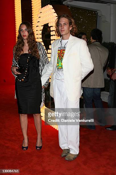 Tatiana Santo Domingo and Andrea Casiraghi during 2006 Cannes Film Festival - Dolce & Gabbana Party at Hotel Martinez in Cannes, France.