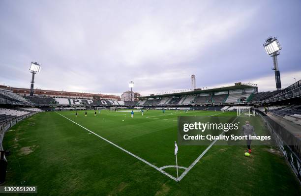 General view inside the Nou Castali Stadium prior to the Liga Smartbank match betwen CD Castellon and CD Mirandes at Nou Castalia on February 07,...