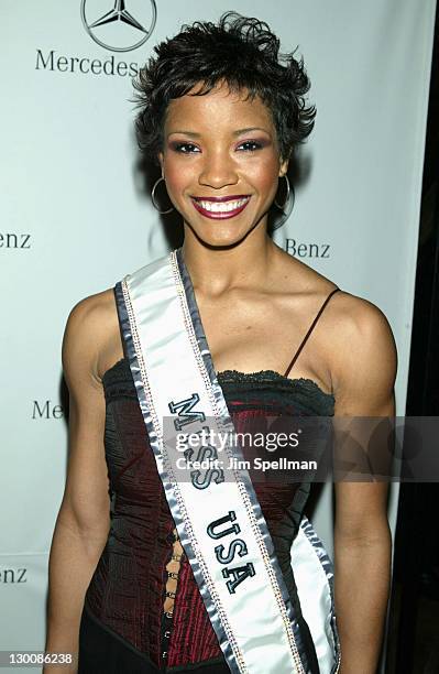 Miss USA Shauntay Hinton during Mercedes-Benz & Tribeca Grand Hotel Co-Host an Exclusive Academy Awards Viewing Party at Tribeca Grand Hotel in New...