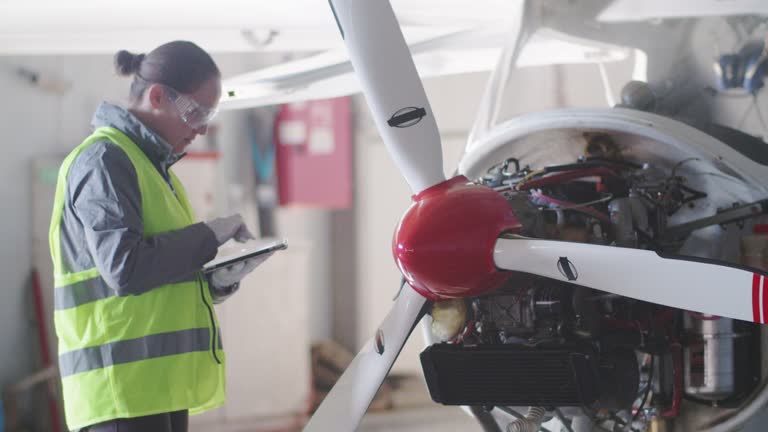Pilot Inspecting Engine Checklist Airplane Videos and HD Footage - Getty Images