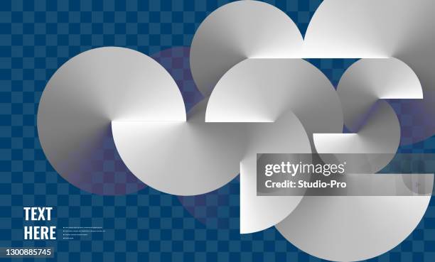 abstract radial 3d swirls isolated background - white angle pattern stock illustrations