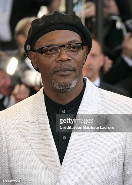 Samuel L. Jackson during 2005 Cannes Film Festival - "Star Wars: Episode III - Revenge of the Sith" Premiere in Cannes, France.