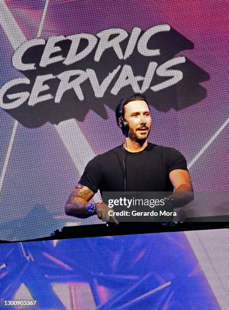 Cedric Gervais performs during The SHAQ Bowl for Super Bowl LV on February 07, 2021 in Tampa, Florida.