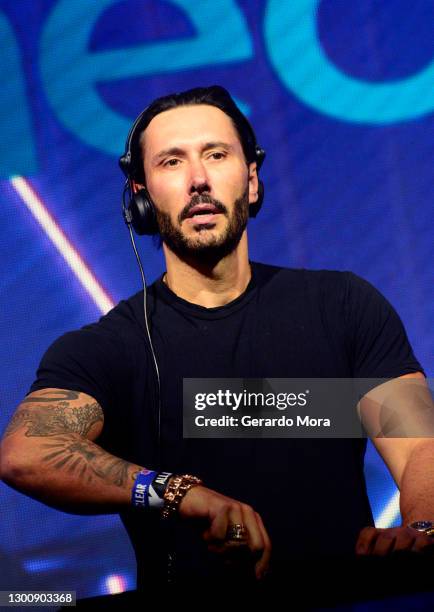 Cedric Gervais performs during The SHAQ Bowl for Super Bowl LV on February 07, 2021 in Tampa, Florida.