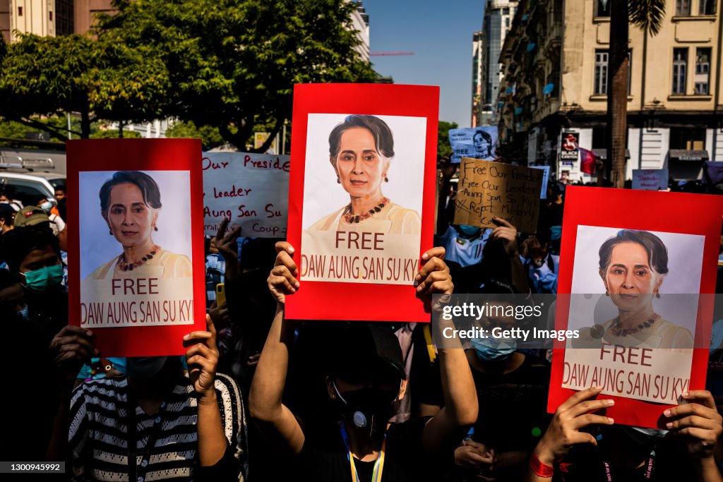 Protesters Block Roads As Civil Disobedience Grows in Myanmar