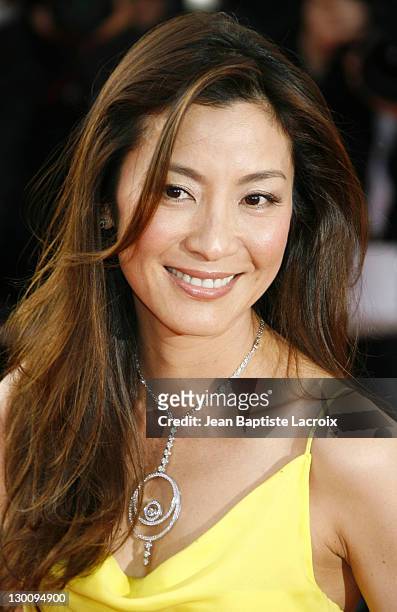 Michelle Yeoh during 2006 Cannes Film Festival - Opening Night Gala and World Premiere of "The Da Vinci Code" - Arrivals at Palais de Festival in...