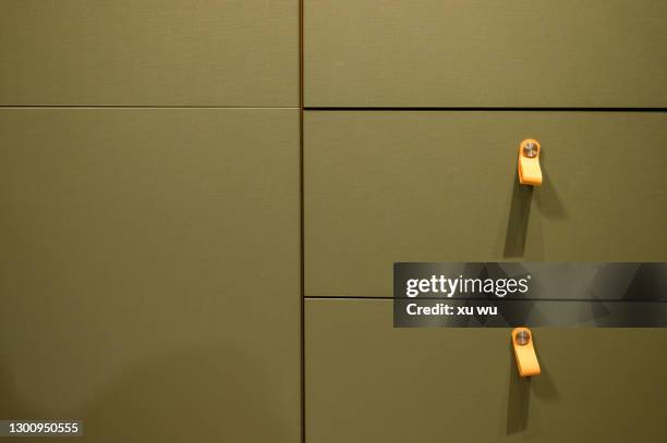 handle of kitchen cabinet in the kitchen - cabinet door stock pictures, royalty-free photos & images