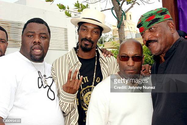 Biz Markie,Snoop Dogg,John Singelton and Jim Brown
