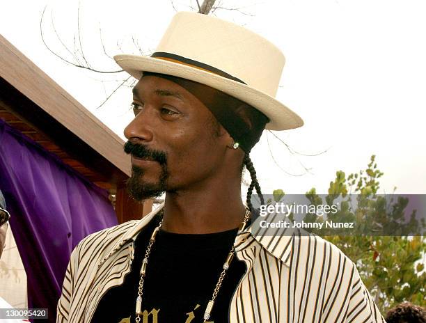 Snoop Dogg during 2005 MTV VMA - John Singelton Party Hosted by DJ Biz Markie and Snoop Dogg at Sanctuary Hotel in Miami, Florida, United States.