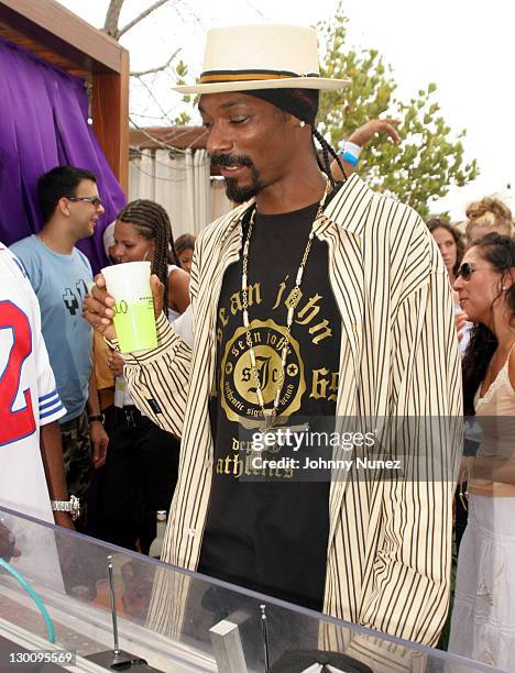 Snoop Dogg during 2005 MTV VMA - John Singelton Party Hosted by DJ Biz Markie and Snoop Dogg at Sanctuary Hotel in Miami, Florida, United States.