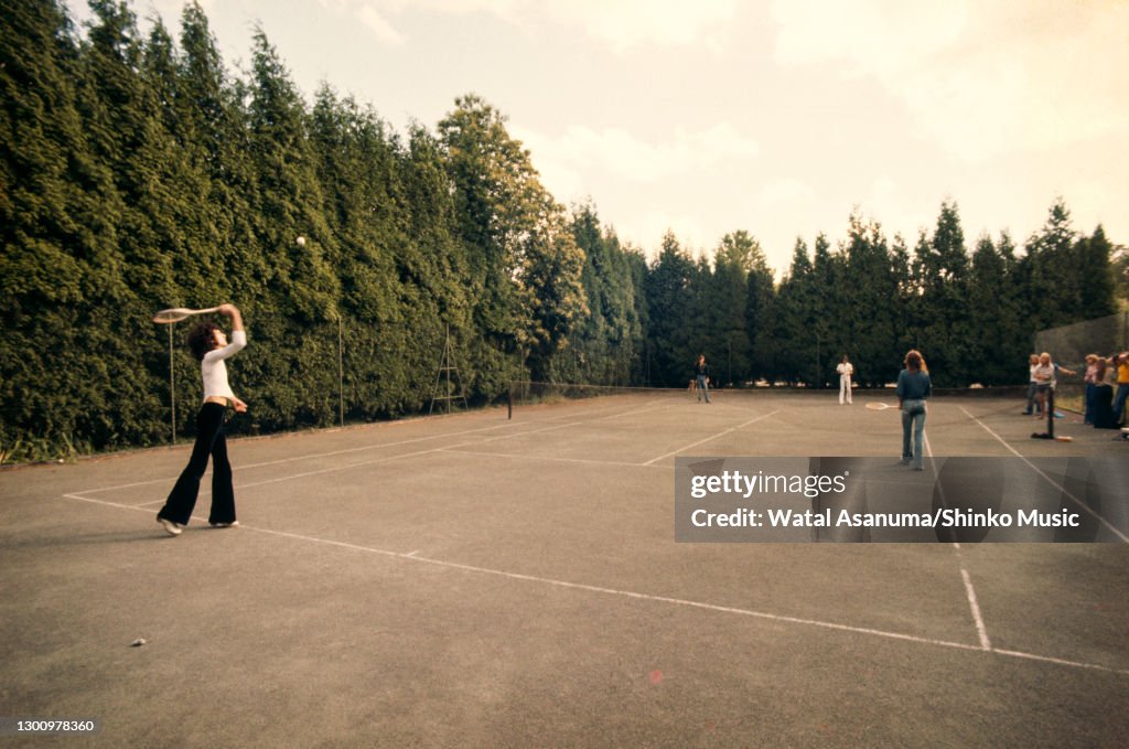 Queen Ridge Farm Queen at Ridge Farm Studio during the recording of their album 'A ...