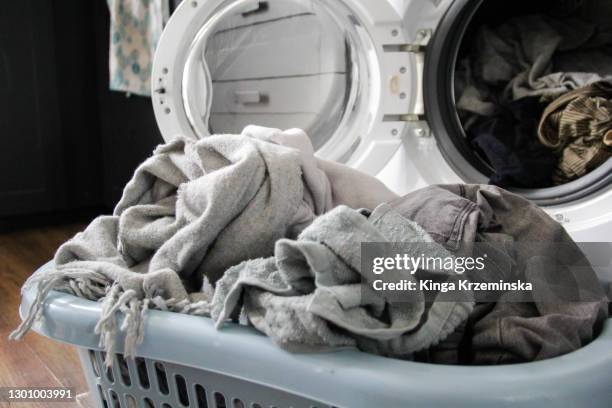 laundry basket - bath towels stock pictures, royalty-free photos & images
