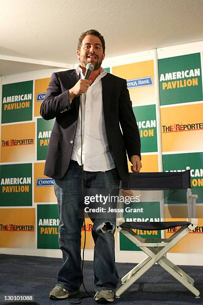 Brett Ratner during 2006 Cannes Film Festival - American Pavillion - Day 5 at American Pavillion in Cannes, France.