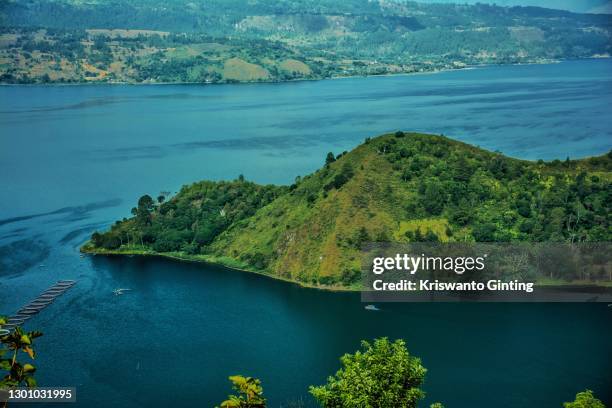 lake toba view from tanjung unta - putnam county ストックフォトと画像