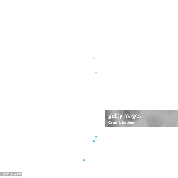 karte der nördlichen marianen in blauen punkten auf weißem hintergrund - northern mariana islands stock-grafiken, -clipart, -cartoons und -symbole