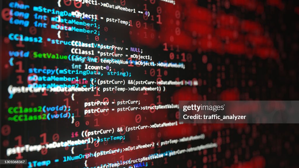 Abstract Code Background High-Res Vector Graphic - Getty Images