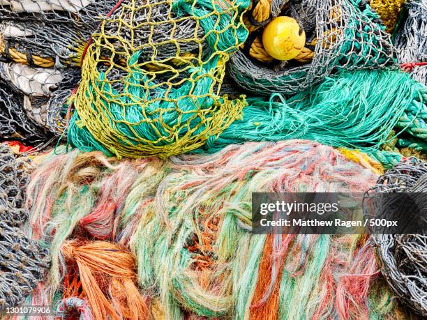 Ropes And Bouys Fishing Village In Nova Scotia High-Res Stock Photo - Getty  Images