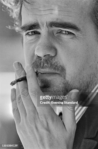 British-French actor Michael Lonsdale , UK, 15th June 1973. He played Deputy Commissioner Claude Lebel in the film 'The Day of the Jackal' that year.