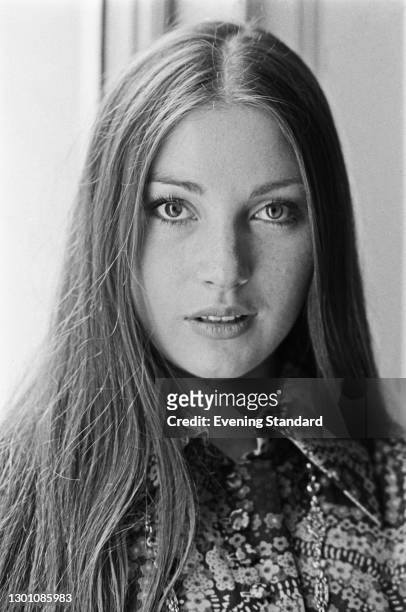 British actress Jane Seymour, UK, June 1973. She appeared as the psychic Solitaire in the James Bond film 'Live and Let Die' that year.