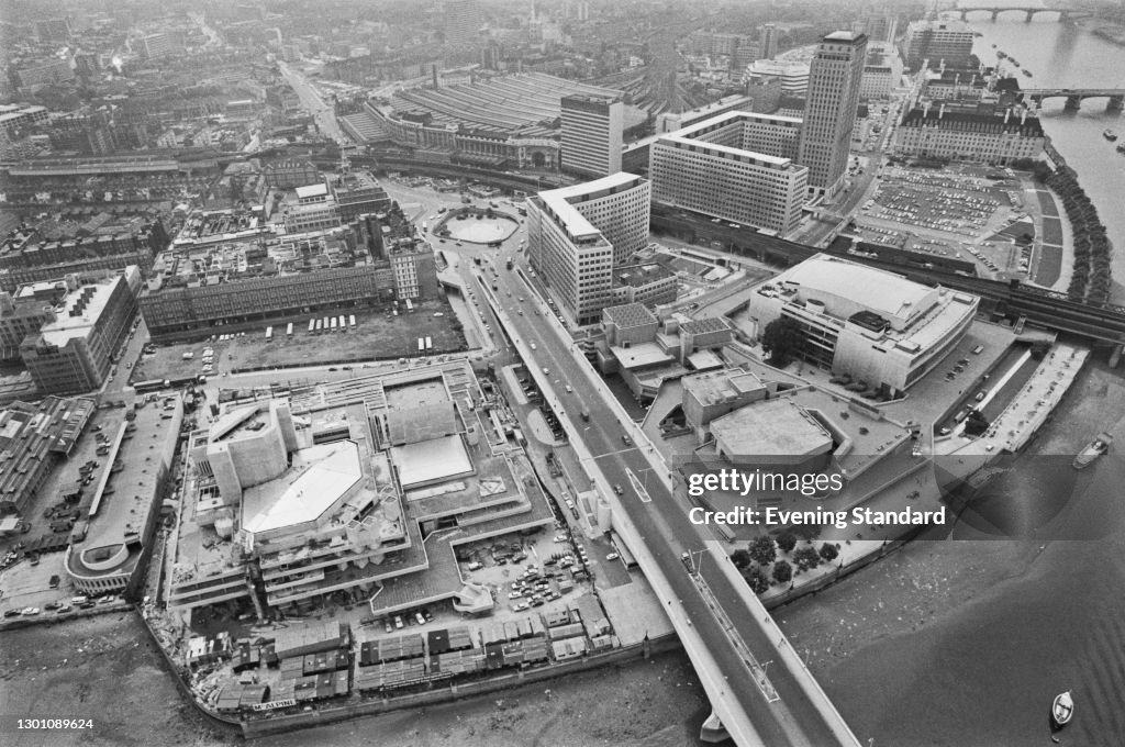 An Aerial View Of The Royal National Theatre And Royal Festival Hall an-aerial-view-of-the-royal-national-theatre-and-royal-festival-hall