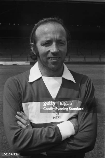 English footballer Nobby Stiles of Middlesbrough FC, a League Division 2 team at the start of the 1973-74 football season, UK, 30th July 1973.