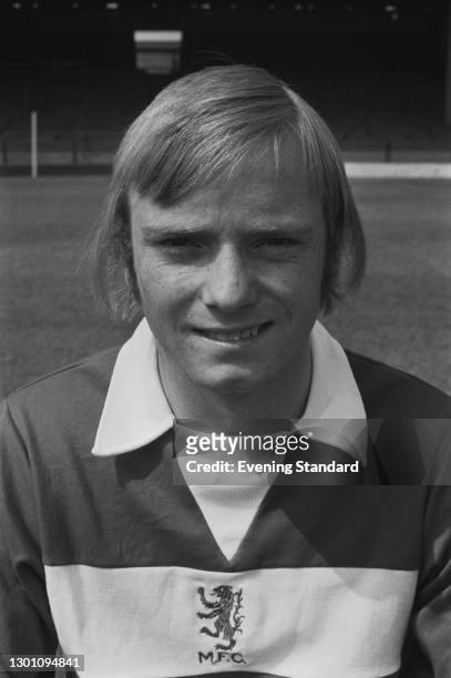 English footballer David Armstrong of Middlesbrough FC, a League Division 2 team at the start of the 1973-74 football season, UK, 30th July 1973.