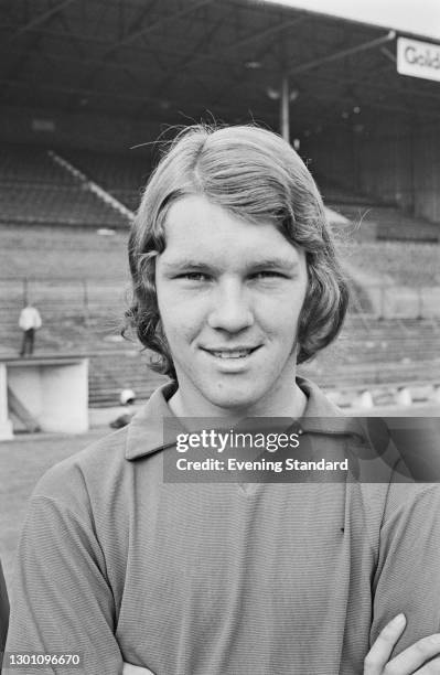 English footballer Len Bond of Bristol City FC, a League Division 2 team at the start of the 1973-74 football season, UK, 21st August 1973.