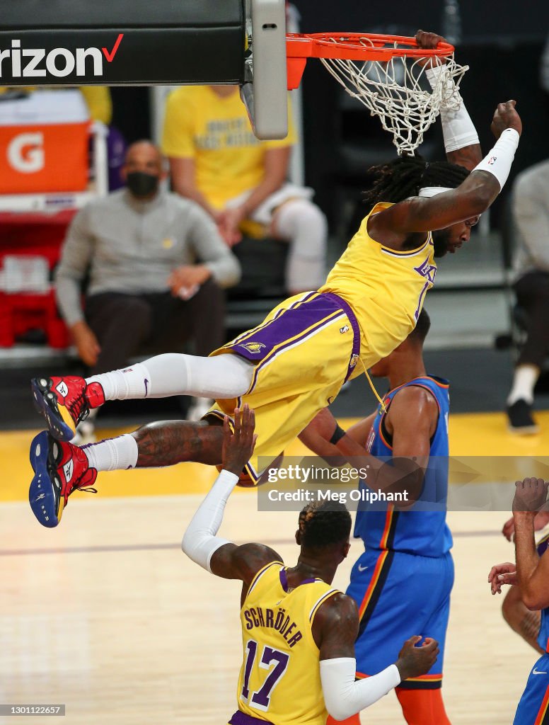 Oklahoma City Thunder v Los Angeles Lakers