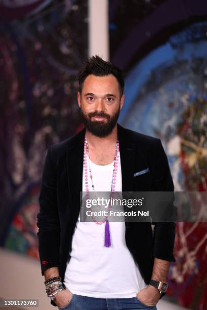 Jafri Artist Sacha Jafri poses for a portraits at Leila Heller Gallery on ...
