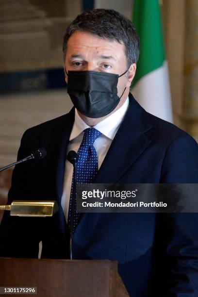 secretary italia viva matteo renzi at